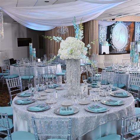 light blue quinceanera theme